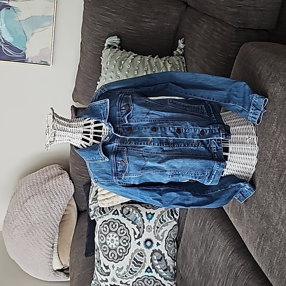 Loft Jean Jacket, Size Small